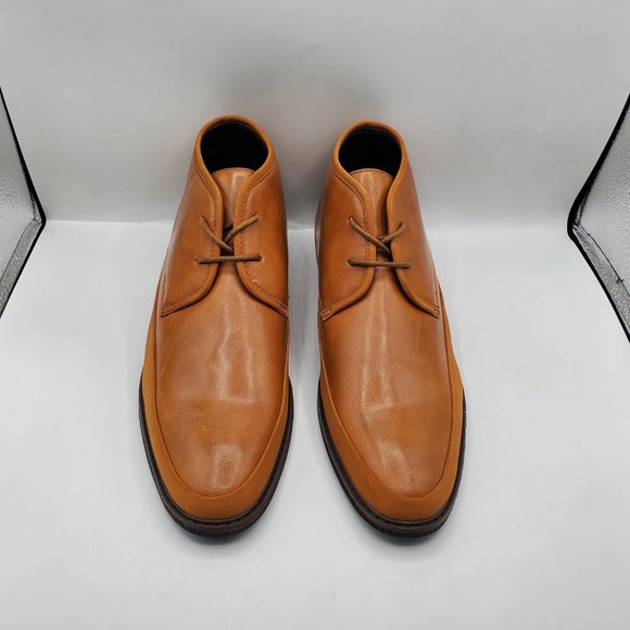 NWOT MENS ALFANI CLYDE VEGAN LEATHER CHUKKA BOOTS main image 4